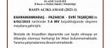 Elazığ Valisi Ömer Toraman: 'Şu ana kadar ilimizde herhangi bir yıkım ihbarı almadık'